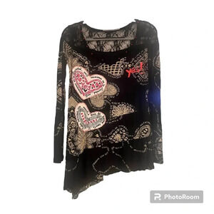 Desigual “Hearts” Blouse
